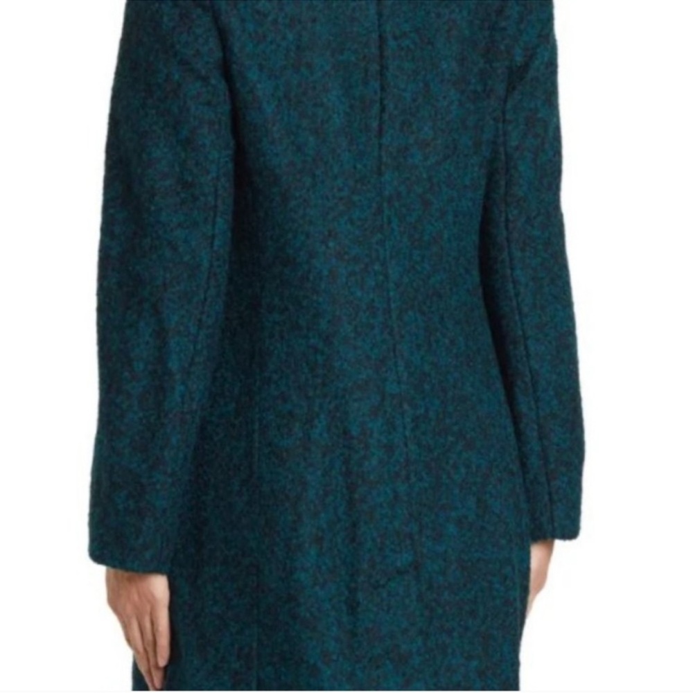 Sam Edelman teal black wool blazer coat size S - Picture 3 of 6